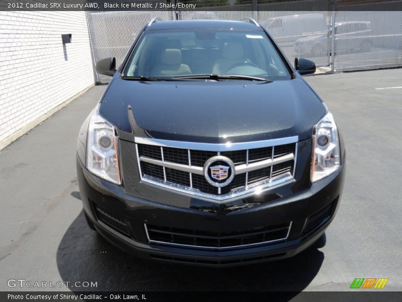 Black Ice Metallic / Shale/Ebony 2012 Cadillac SRX Luxury AWD