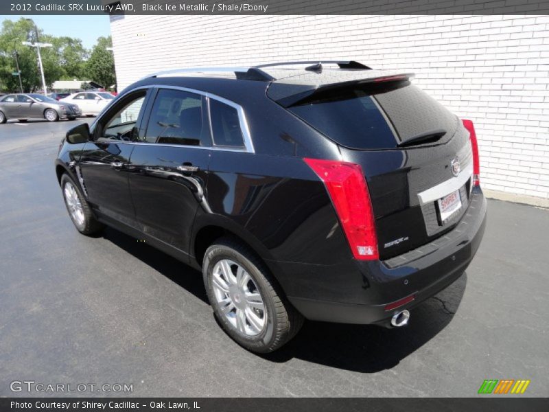 Black Ice Metallic / Shale/Ebony 2012 Cadillac SRX Luxury AWD