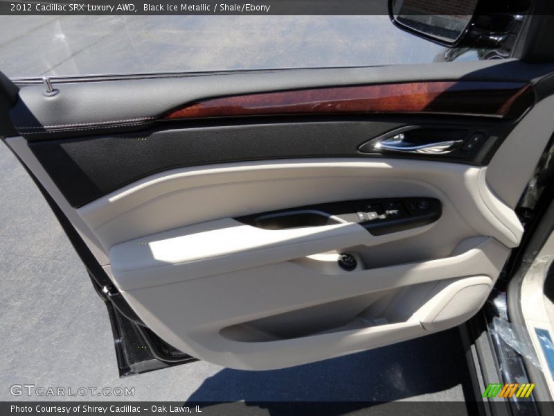 Black Ice Metallic / Shale/Ebony 2012 Cadillac SRX Luxury AWD