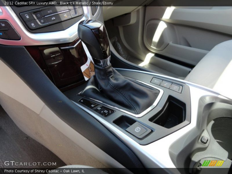 Black Ice Metallic / Shale/Ebony 2012 Cadillac SRX Luxury AWD