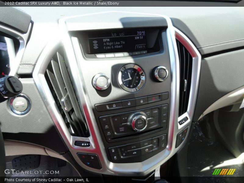 Black Ice Metallic / Shale/Ebony 2012 Cadillac SRX Luxury AWD
