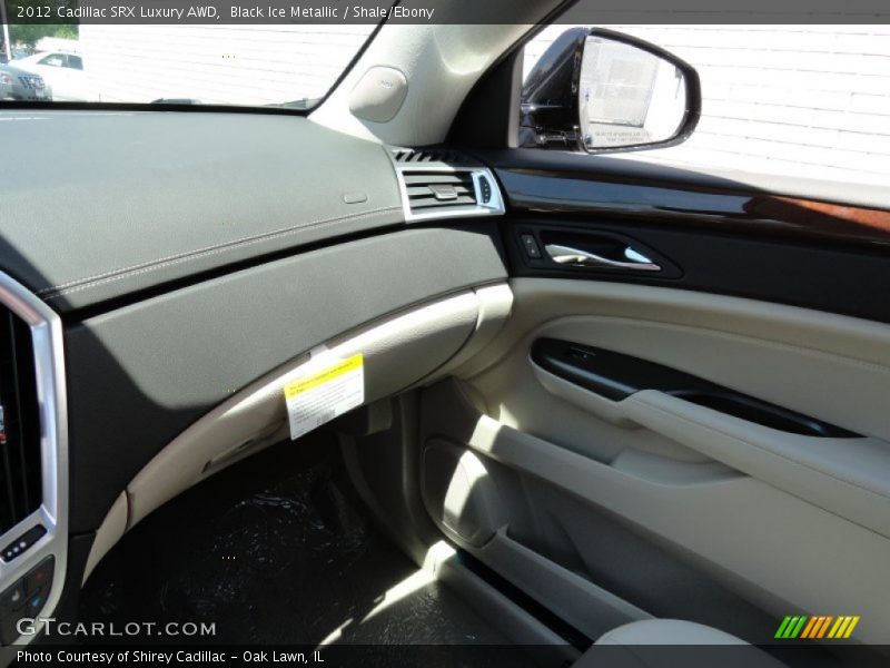 Black Ice Metallic / Shale/Ebony 2012 Cadillac SRX Luxury AWD
