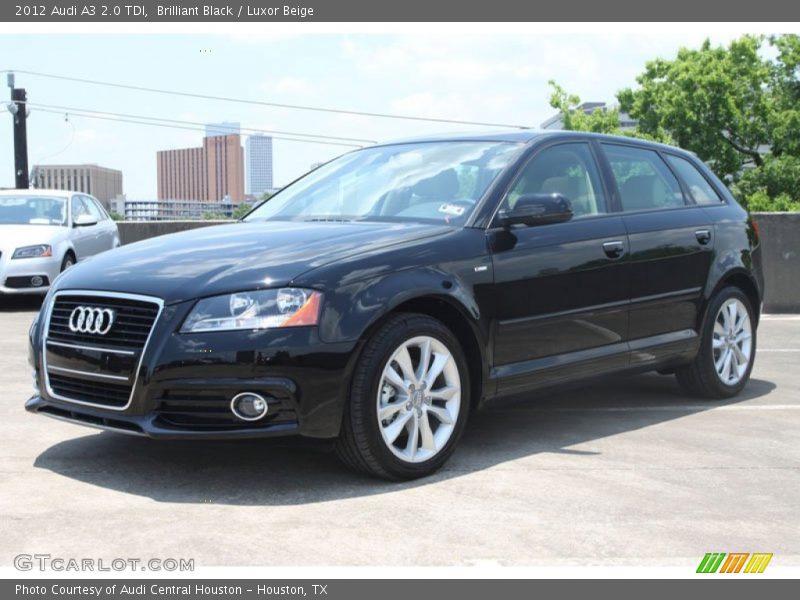 Brilliant Black / Luxor Beige 2012 Audi A3 2.0 TDI
