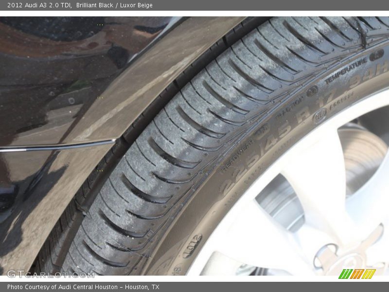 Brilliant Black / Luxor Beige 2012 Audi A3 2.0 TDI
