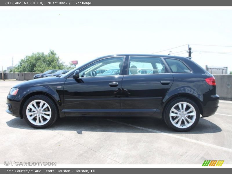 Brilliant Black / Luxor Beige 2012 Audi A3 2.0 TDI