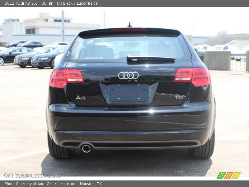 Brilliant Black / Luxor Beige 2012 Audi A3 2.0 TDI