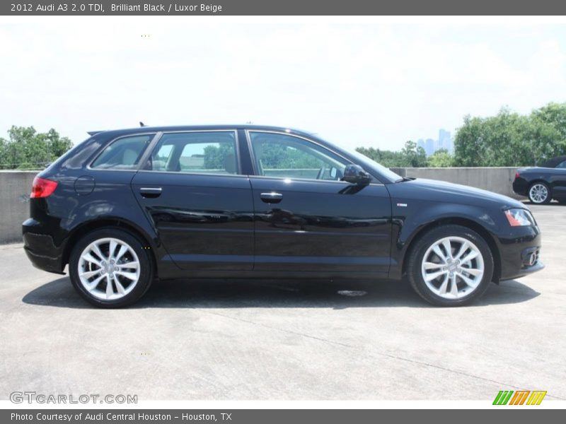 Brilliant Black / Luxor Beige 2012 Audi A3 2.0 TDI