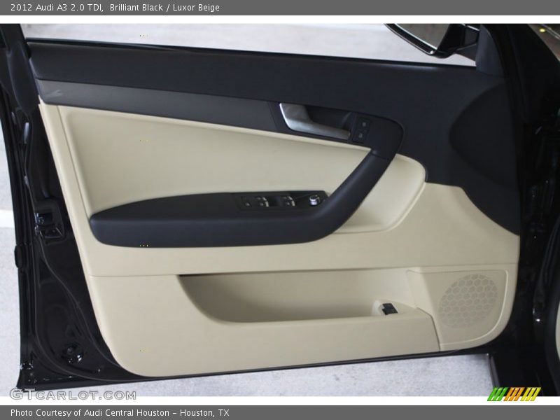 Brilliant Black / Luxor Beige 2012 Audi A3 2.0 TDI