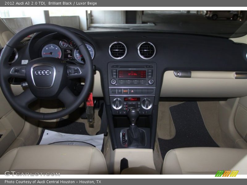 Brilliant Black / Luxor Beige 2012 Audi A3 2.0 TDI