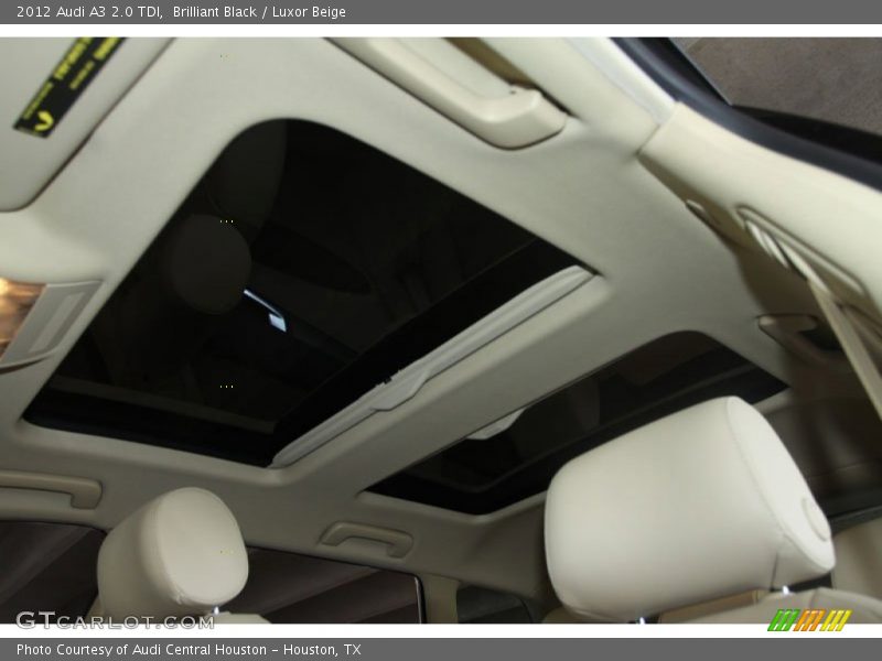 Brilliant Black / Luxor Beige 2012 Audi A3 2.0 TDI