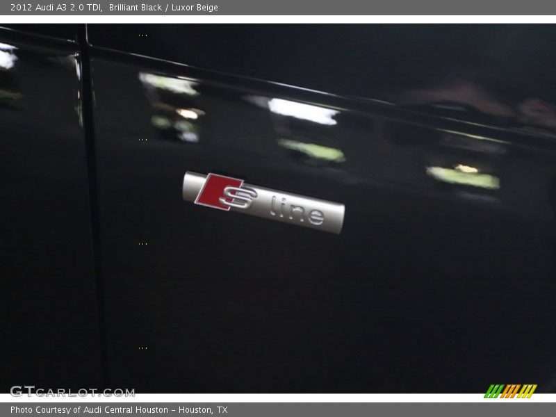Brilliant Black / Luxor Beige 2012 Audi A3 2.0 TDI