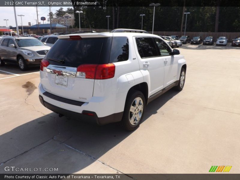 Olympic White / Brownstone 2012 GMC Terrain SLT