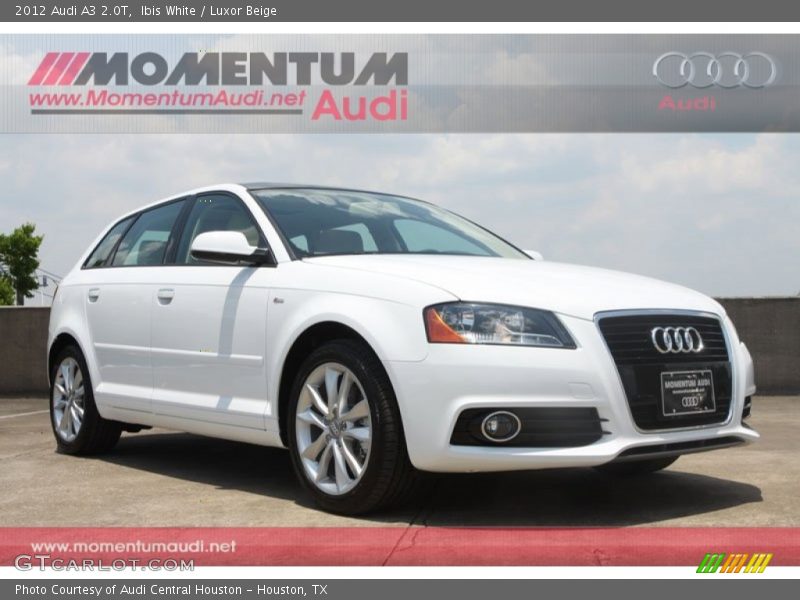 Ibis White / Luxor Beige 2012 Audi A3 2.0T