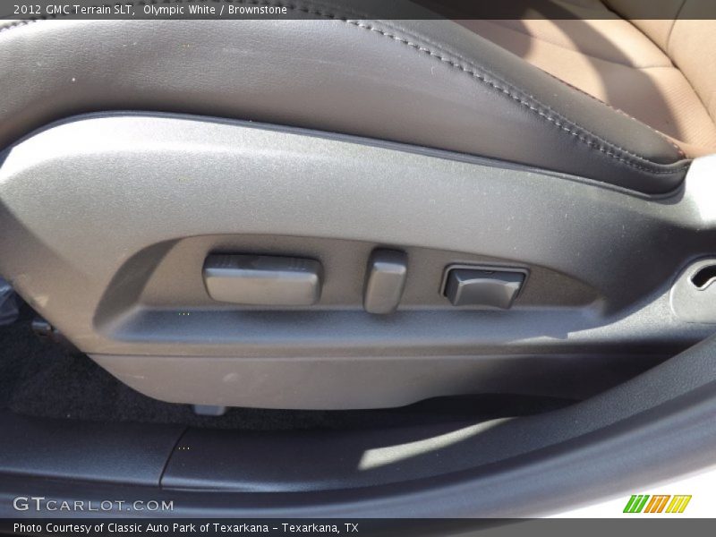Olympic White / Brownstone 2012 GMC Terrain SLT