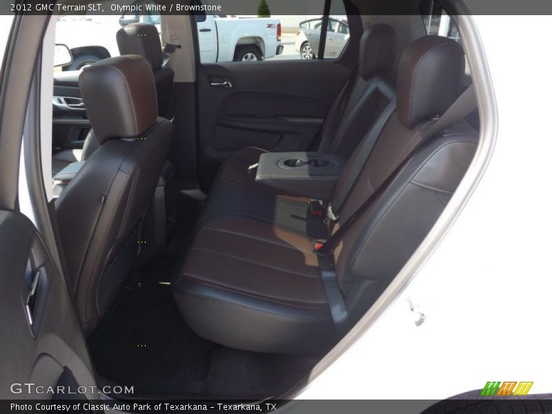 Olympic White / Brownstone 2012 GMC Terrain SLT