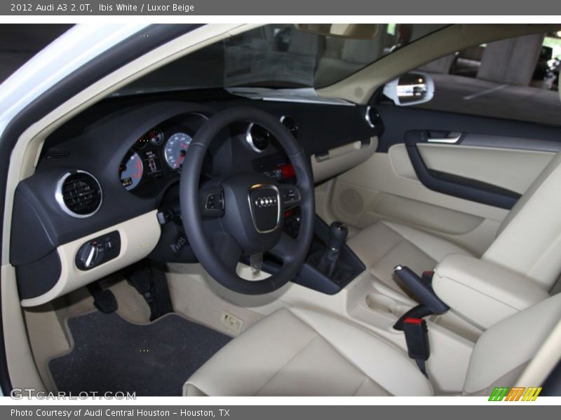 Ibis White / Luxor Beige 2012 Audi A3 2.0T
