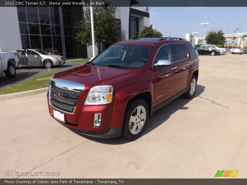 Merlot Jewel Metallic / Jet Black 2012 GMC Terrain SLT