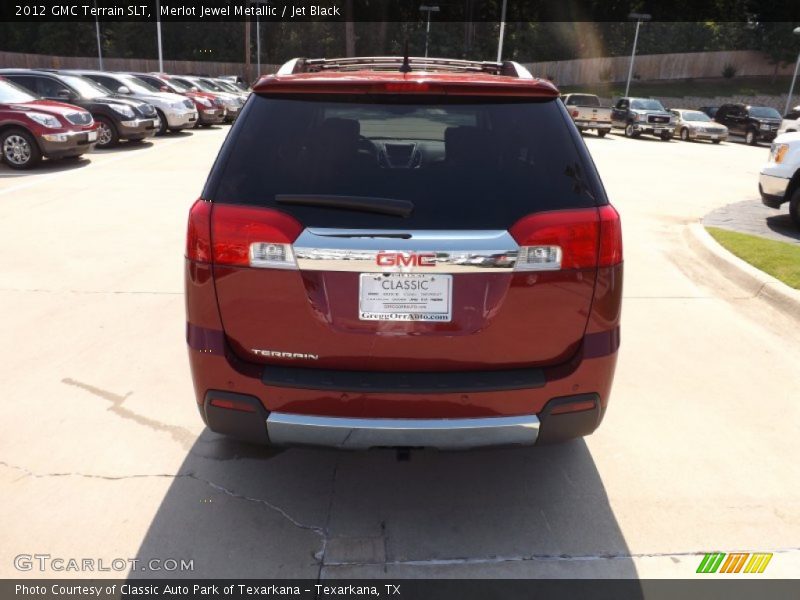 Merlot Jewel Metallic / Jet Black 2012 GMC Terrain SLT