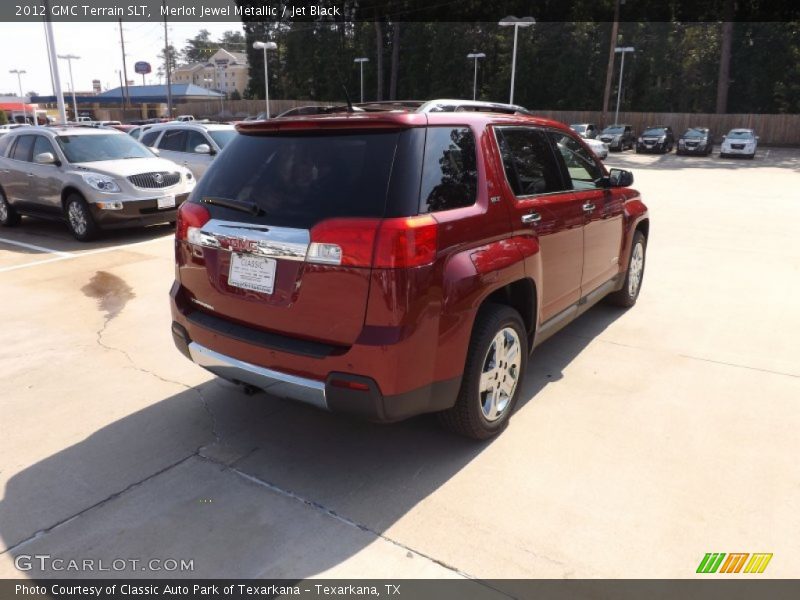 Merlot Jewel Metallic / Jet Black 2012 GMC Terrain SLT