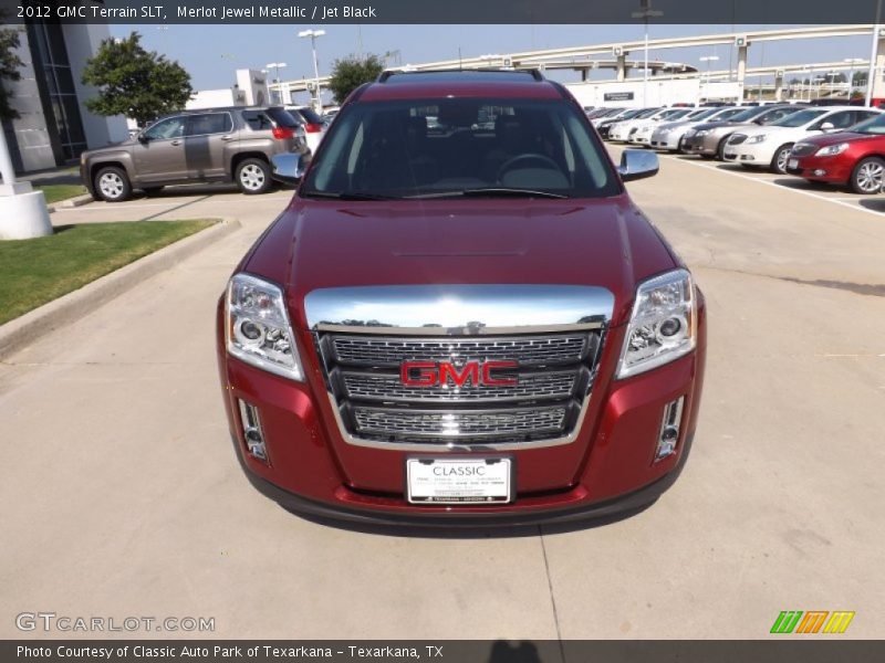 Merlot Jewel Metallic / Jet Black 2012 GMC Terrain SLT