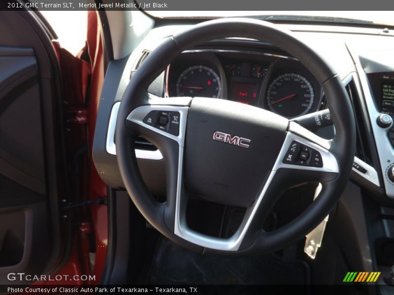 Merlot Jewel Metallic / Jet Black 2012 GMC Terrain SLT