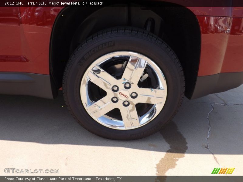 Merlot Jewel Metallic / Jet Black 2012 GMC Terrain SLT