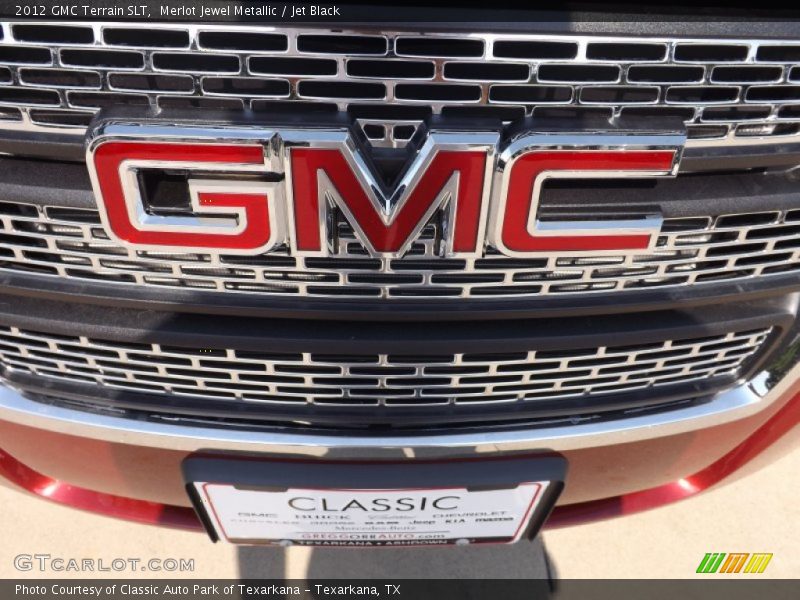 Merlot Jewel Metallic / Jet Black 2012 GMC Terrain SLT