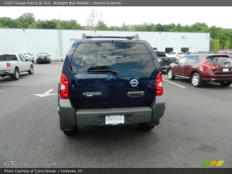 Midnight Blue Metallic / Desert/Graphite 2007 Nissan Xterra SE 4x4