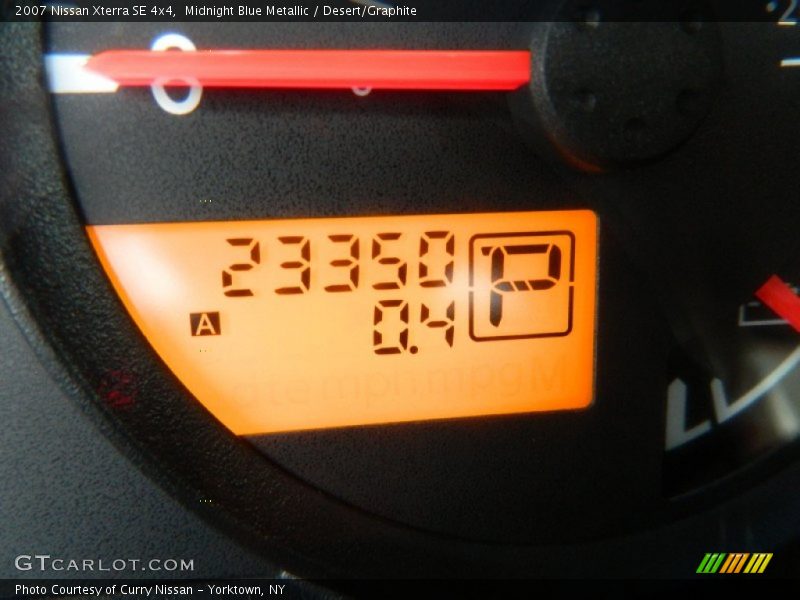 Midnight Blue Metallic / Desert/Graphite 2007 Nissan Xterra SE 4x4
