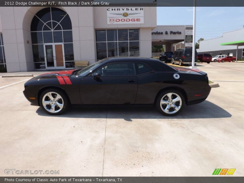 Pitch Black / Dark Slate Gray 2012 Dodge Challenger R/T
