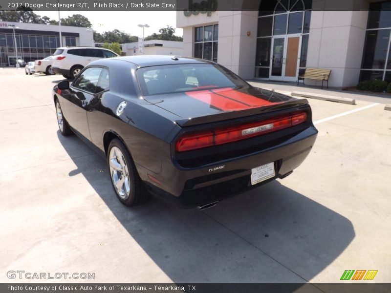 Pitch Black / Dark Slate Gray 2012 Dodge Challenger R/T