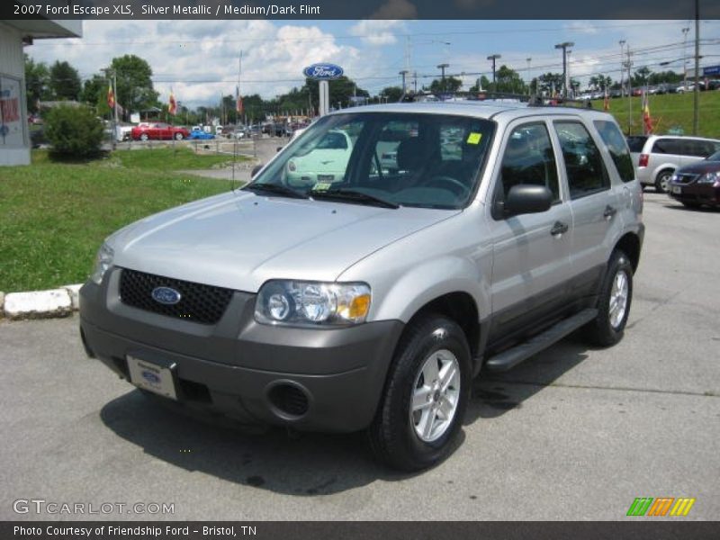 Silver Metallic / Medium/Dark Flint 2007 Ford Escape XLS