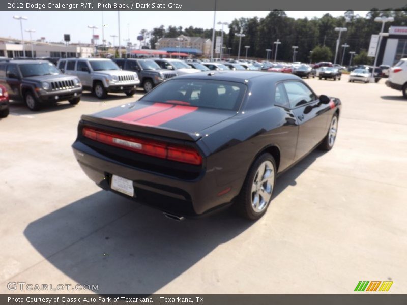 Pitch Black / Dark Slate Gray 2012 Dodge Challenger R/T