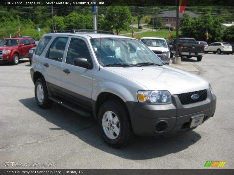 Silver Metallic / Medium/Dark Flint 2007 Ford Escape XLS