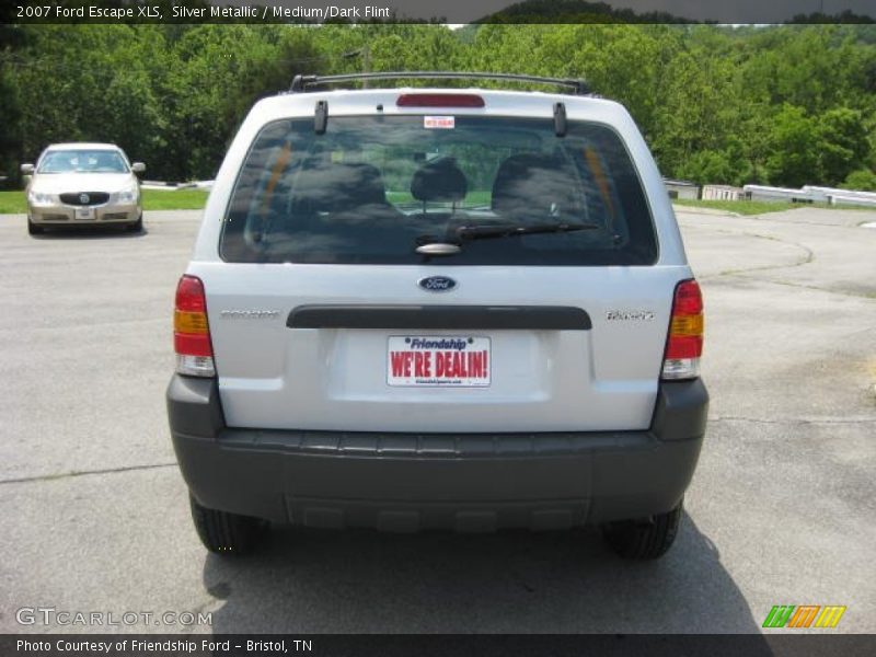 Silver Metallic / Medium/Dark Flint 2007 Ford Escape XLS