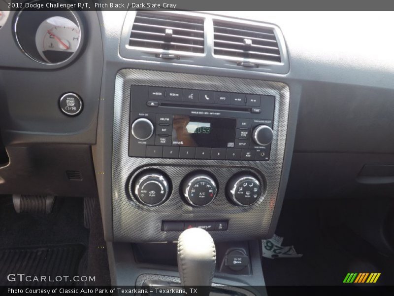 Pitch Black / Dark Slate Gray 2012 Dodge Challenger R/T