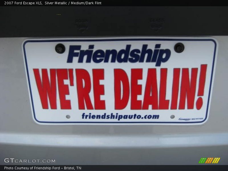 Silver Metallic / Medium/Dark Flint 2007 Ford Escape XLS