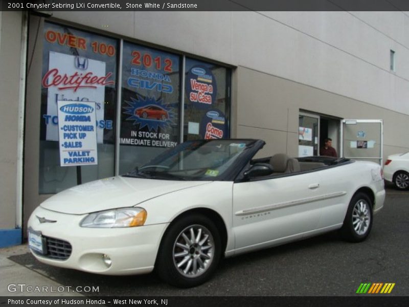 Stone White / Sandstone 2001 Chrysler Sebring LXi Convertible