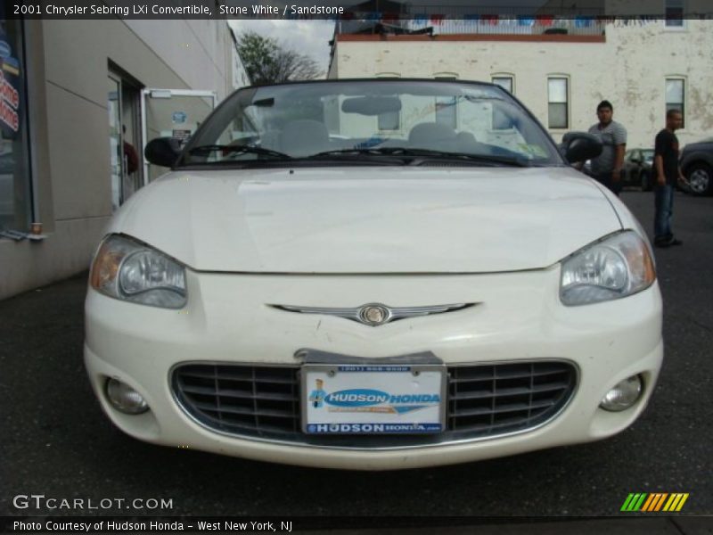 Stone White / Sandstone 2001 Chrysler Sebring LXi Convertible