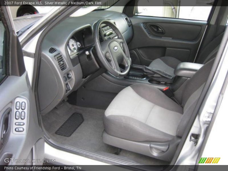 Silver Metallic / Medium/Dark Flint 2007 Ford Escape XLS
