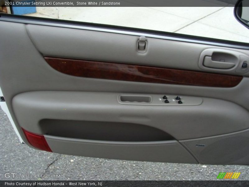 Stone White / Sandstone 2001 Chrysler Sebring LXi Convertible