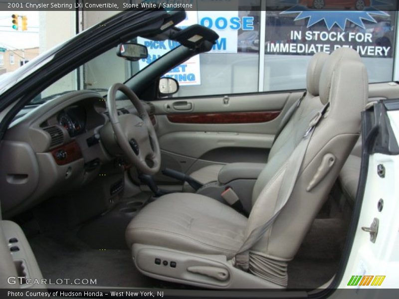 Stone White / Sandstone 2001 Chrysler Sebring LXi Convertible