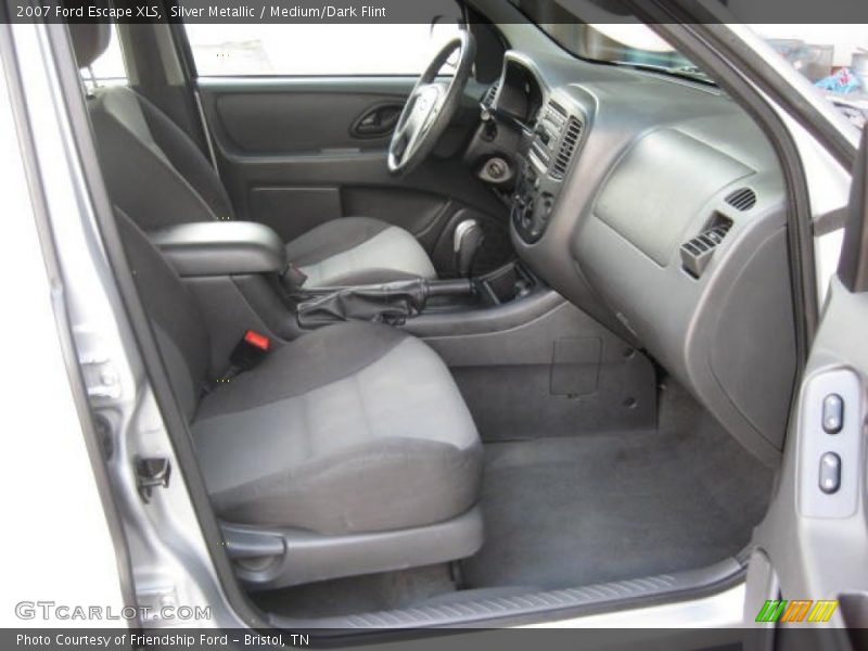 Silver Metallic / Medium/Dark Flint 2007 Ford Escape XLS