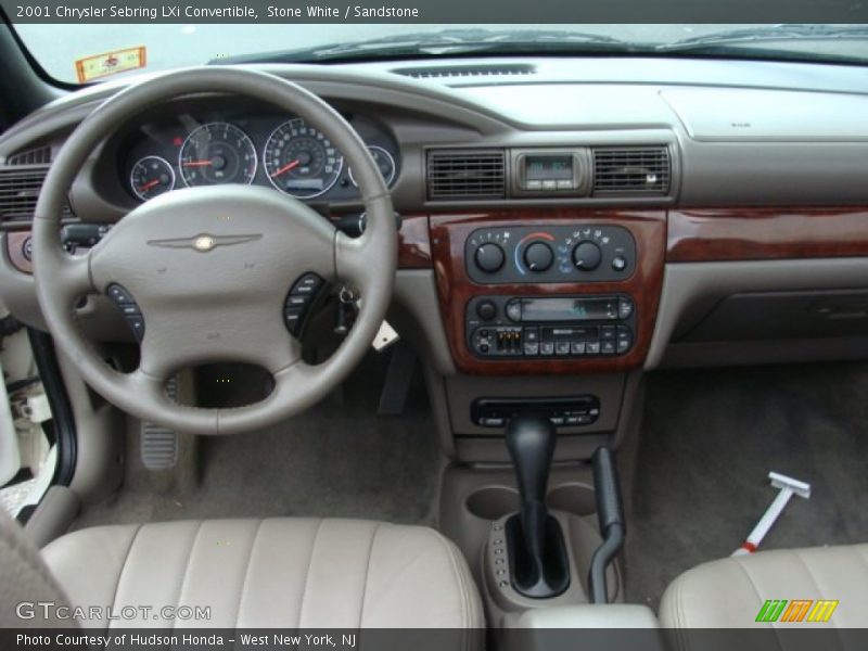 Stone White / Sandstone 2001 Chrysler Sebring LXi Convertible