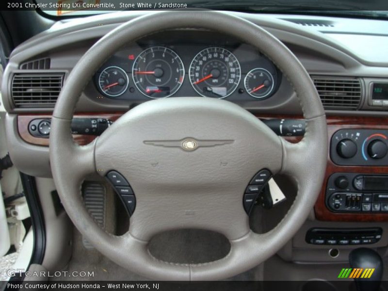 Stone White / Sandstone 2001 Chrysler Sebring LXi Convertible