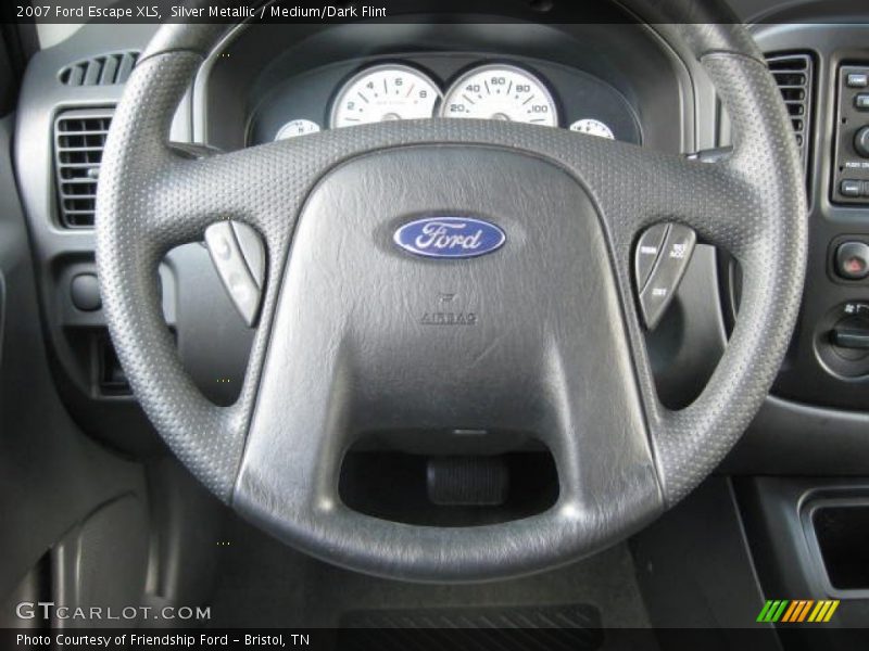 Silver Metallic / Medium/Dark Flint 2007 Ford Escape XLS