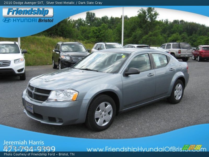 Silver Steel Metallic / Dark Slate Gray 2010 Dodge Avenger SXT