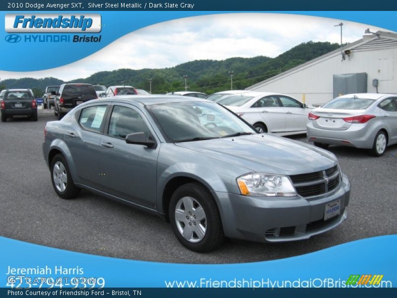 Silver Steel Metallic / Dark Slate Gray 2010 Dodge Avenger SXT
