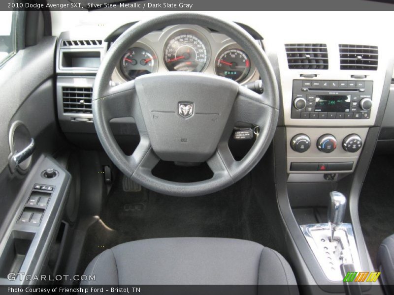 Silver Steel Metallic / Dark Slate Gray 2010 Dodge Avenger SXT
