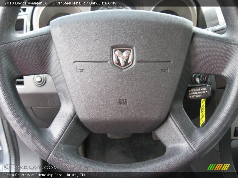 Silver Steel Metallic / Dark Slate Gray 2010 Dodge Avenger SXT